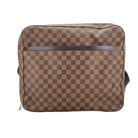 LOUIS VUITTON Damier Dorsoduro Shoulder Bag Brown WS31874