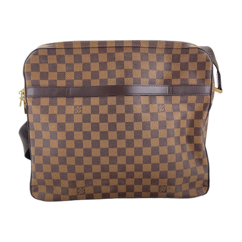 LOUIS VUITTON Damier Dorsoduro Shoulder Bag Brown WS31874