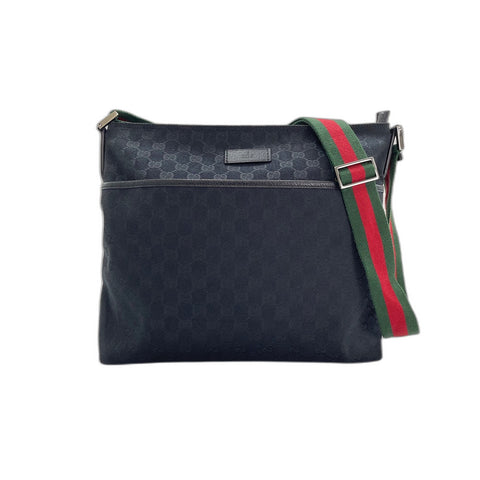 GUCCI Sherry line Shoulder Bag black WS31875