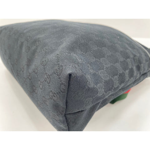 GUCCI Sherry line Shoulder Bag black WS31875
