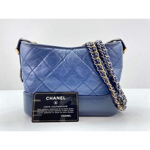 CHANEL Gabriel Do Shoulder Bag Navy WS31876