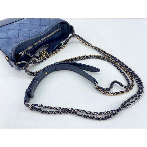 CHANEL Gabriel Do Shoulder Bag Navy WS31876