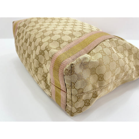 GUCCI GG canvas Tote Bag gold WS31879