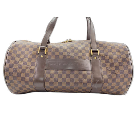 LOUIS VUITTON Sac Polochon Golf Cup 2002 JAPAN Handbag Brown WS31880