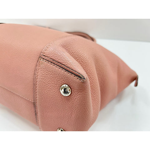 LOUIS VUITTON Leather 2-Way Parnassa Lockit MM Handbag pink WS31881