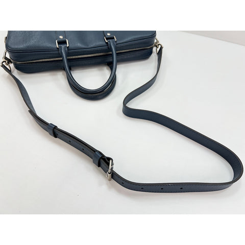 LOUIS VUITTON 2WAY Port Document Voyage PM Handbag blue WS31882