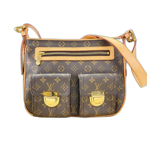 LOUIS VUITTON Hudson GM Shoulder Bag Brown WS31884