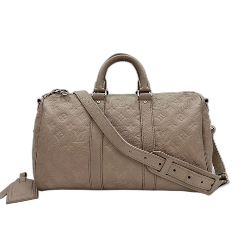 LOUIS VUITTON 2WAY Keepall Bandoulière 35 Boston bag beige WS31885