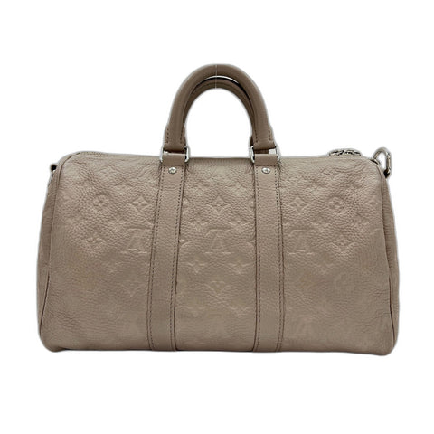 LOUIS VUITTON 2WAY Keepall Bandoulière 35 Boston bag beige WS31885