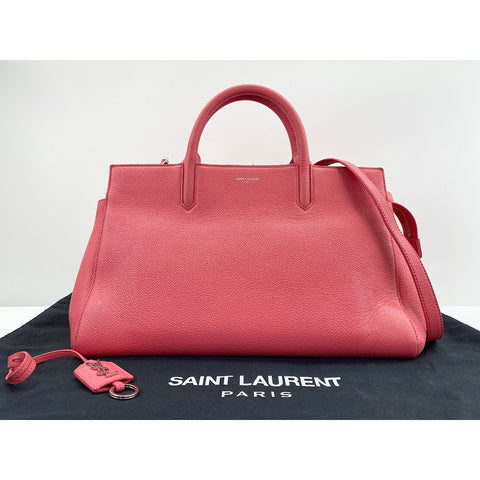 YVES SAINT LAURENT 2WAY Cabas Rive Gauche Handbag pink WS31886