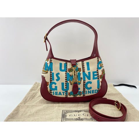 GUCCI 2WAY Jackie 1961 Handbag beige WS31888