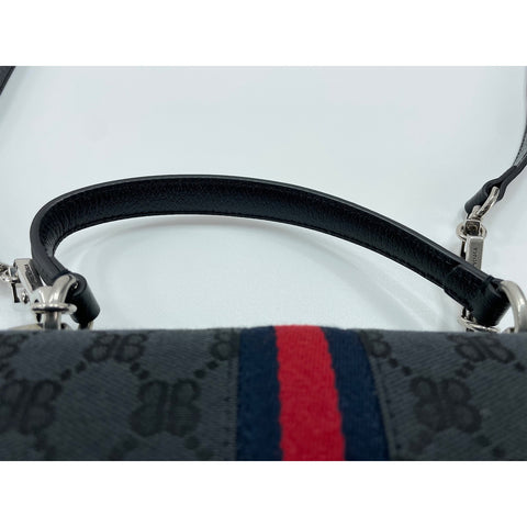 GUCCI 2WAY x Balenciaga The Hacker Project Handbag black WS31889
