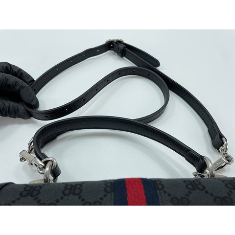 GUCCI 2WAY x Balenciaga The Hacker Project Handbag black WS31889