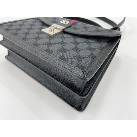 GUCCI 2WAY x Balenciaga The Hacker Project Handbag black WS31889
