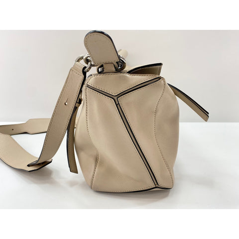 LOEWE 2-Way Puzzle Bag Handbag beige WS31896