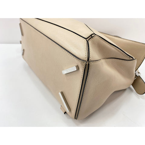 LOEWE 2-Way Puzzle Bag Handbag beige WS31896