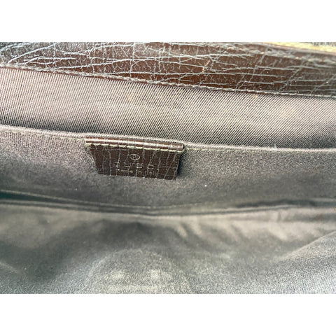 GUCCI Horsebit Shoulder Bag Brown WS31897
