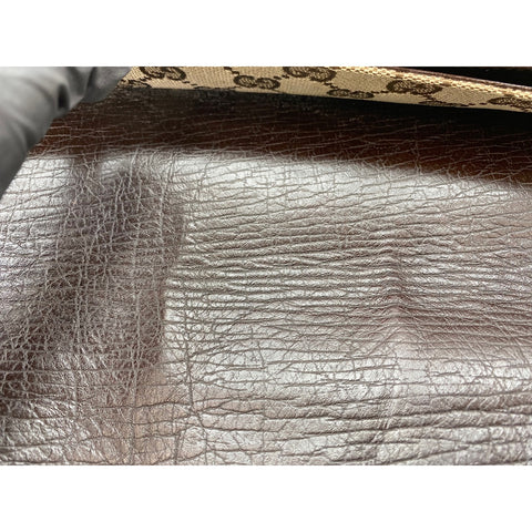 GUCCI Horsebit Shoulder Bag Brown WS31897