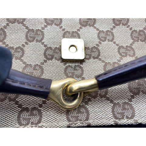 GUCCI Horsebit Shoulder Bag Brown WS31897