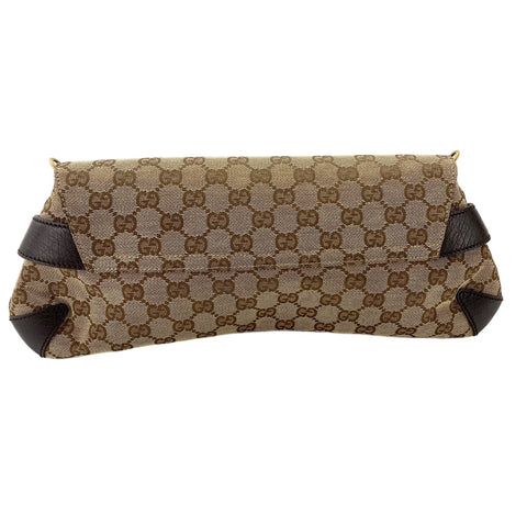 GUCCI Horsebit Shoulder Bag Brown WS31897