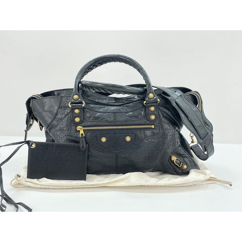 BALENCIAGA 2-Way Giant Part-Time Handbag black WS31898