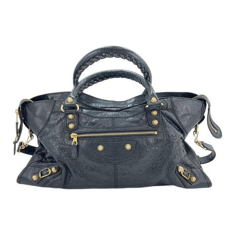 BALENCIAGA 2-Way Giant Part-Time Handbag black WS31898