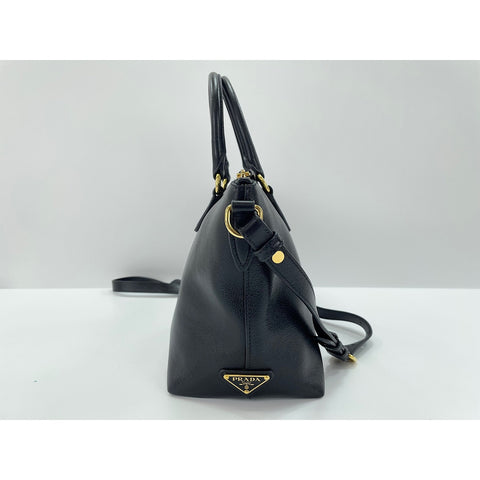 PRADA 2WAY Handbag black WS31899