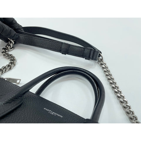 YVES SAINT LAURENT 2WAY Sac de Jour Tote Bag black WS31900
