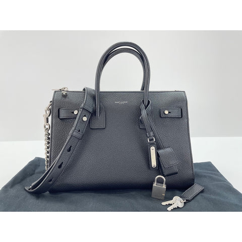 YVES SAINT LAURENT 2WAY Sac de Jour Tote Bag black WS31900