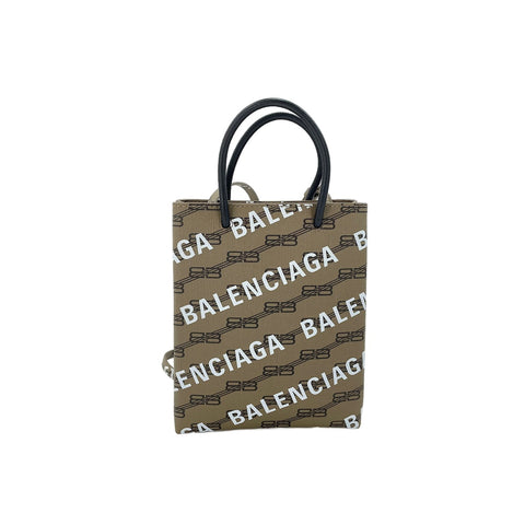 BALENCIAGA 2WAY Handbag Brown WS31901