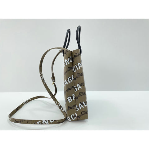BALENCIAGA 2WAY Handbag Brown WS31901