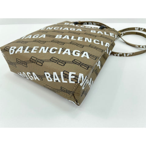 BALENCIAGA 2WAY Handbag Brown WS31901