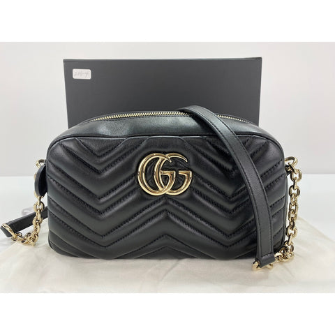 GUCCI GG Marmont Shoulder Bag black WS31904