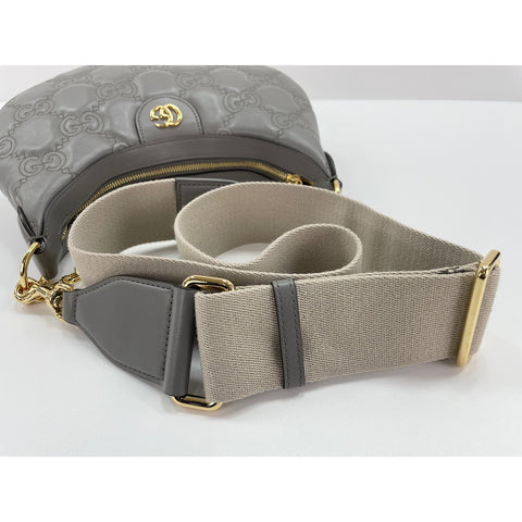 GUCCI 2WAY Handbag gray WS31905