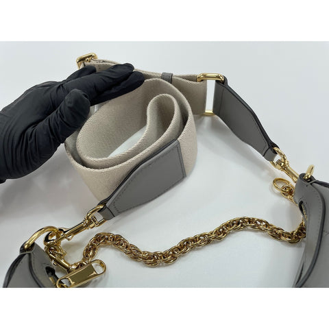GUCCI 2WAY Handbag gray WS31905
