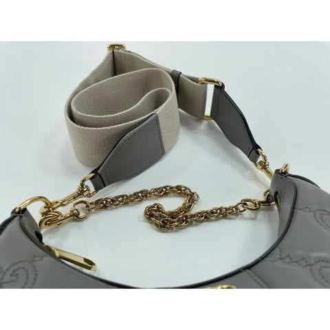 GUCCI 2WAY Handbag gray WS31905