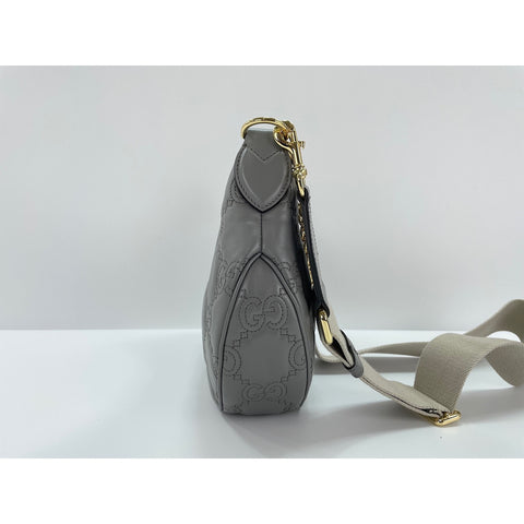 GUCCI 2WAY Handbag gray WS31905