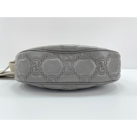GUCCI 2WAY Handbag gray WS31905