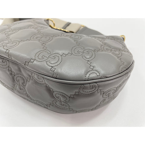 GUCCI 2WAY Handbag gray WS31905