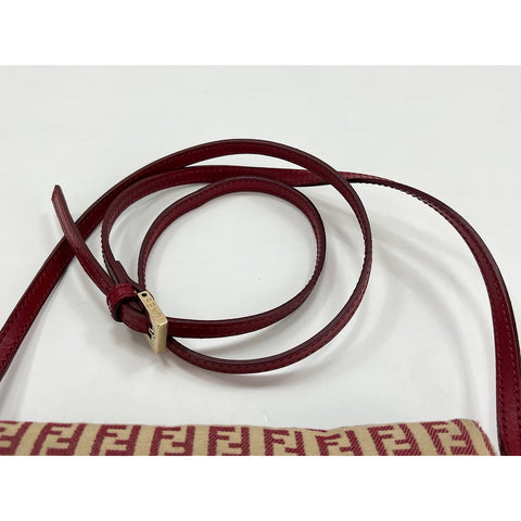 FENDI Kamsepochet Shoulder Bag Red WS31914