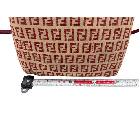 FENDI Kamsepochet Shoulder Bag Red WS31914