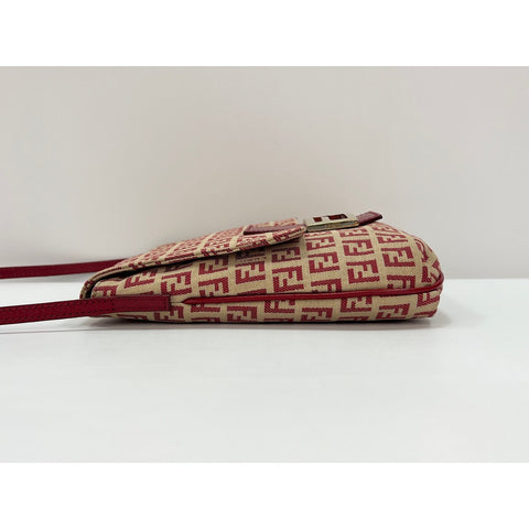 FENDI Kamsepochet Shoulder Bag Red WS31914