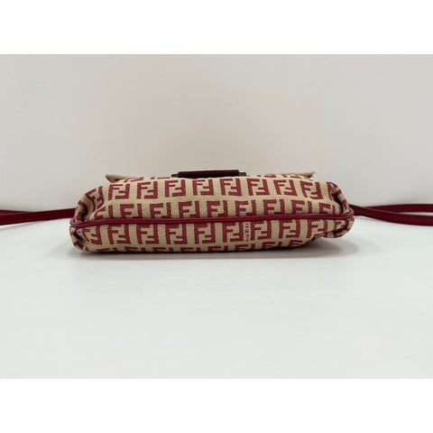 FENDI Kamsepochet Shoulder Bag Red WS31914