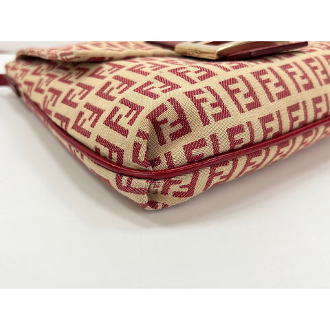 FENDI Kamsepochet Shoulder Bag Red WS31914