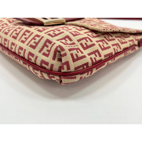 FENDI Kamsepochet Shoulder Bag Red WS31914