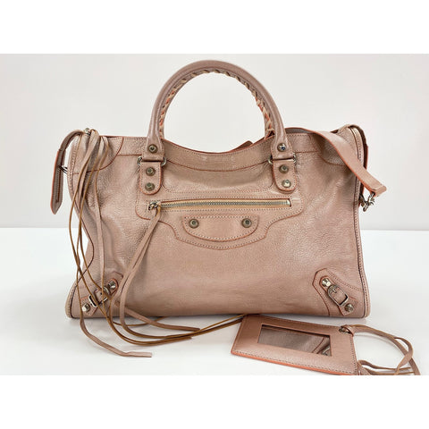BALENCIAGA 2WAY Edge The City Handbag pink WS31915
