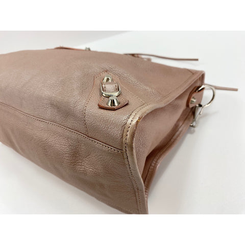 BALENCIAGA 2WAY Edge The City Handbag pink WS31915
