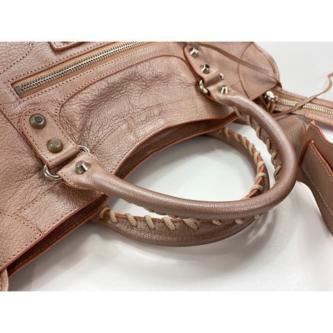 BALENCIAGA 2WAY Edge The City Handbag pink WS31915