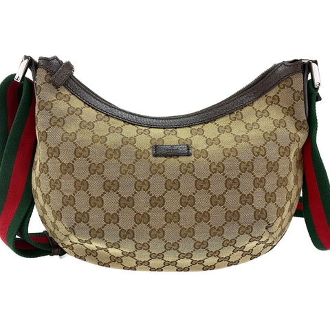GUCCI Sherry line Shoulder Bag Brown WS31917