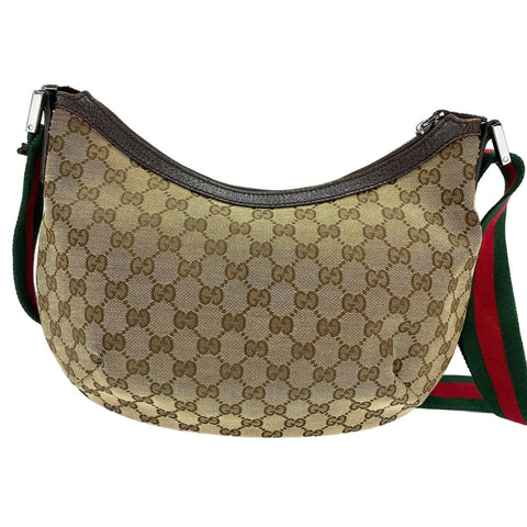 GUCCI Sherry line Shoulder Bag Brown WS31917